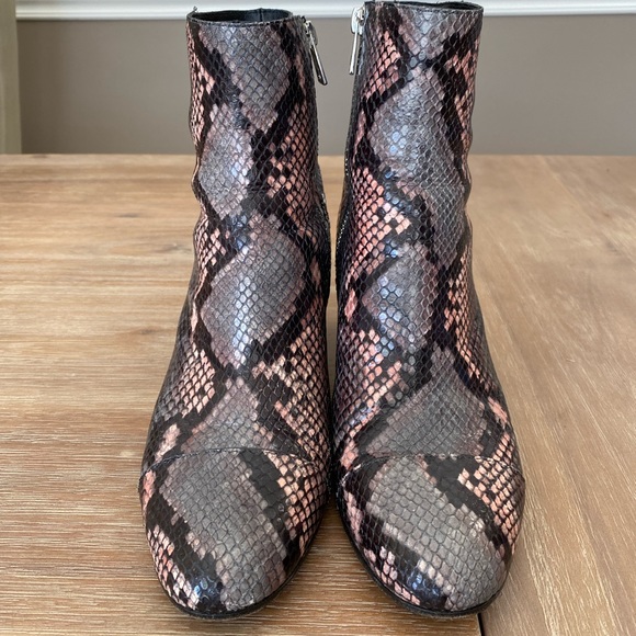 ZADIG & VOLTAIRE Lena Wild Boots snake print sz 40 - Picture 4 of 8